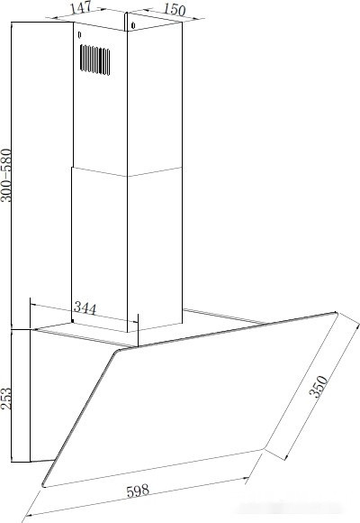 Вытяжка Zorg Ultra 750 60 M (черный) Вытяжка Zorg Ultra 750 60 M (черный)