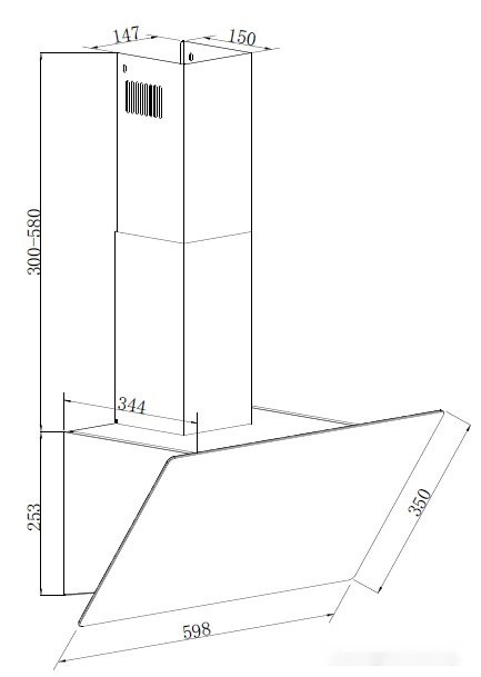 Вытяжка Zorg Ultra 750 60 M (черный) Вытяжка Zorg Ultra 750 60 M (черный)