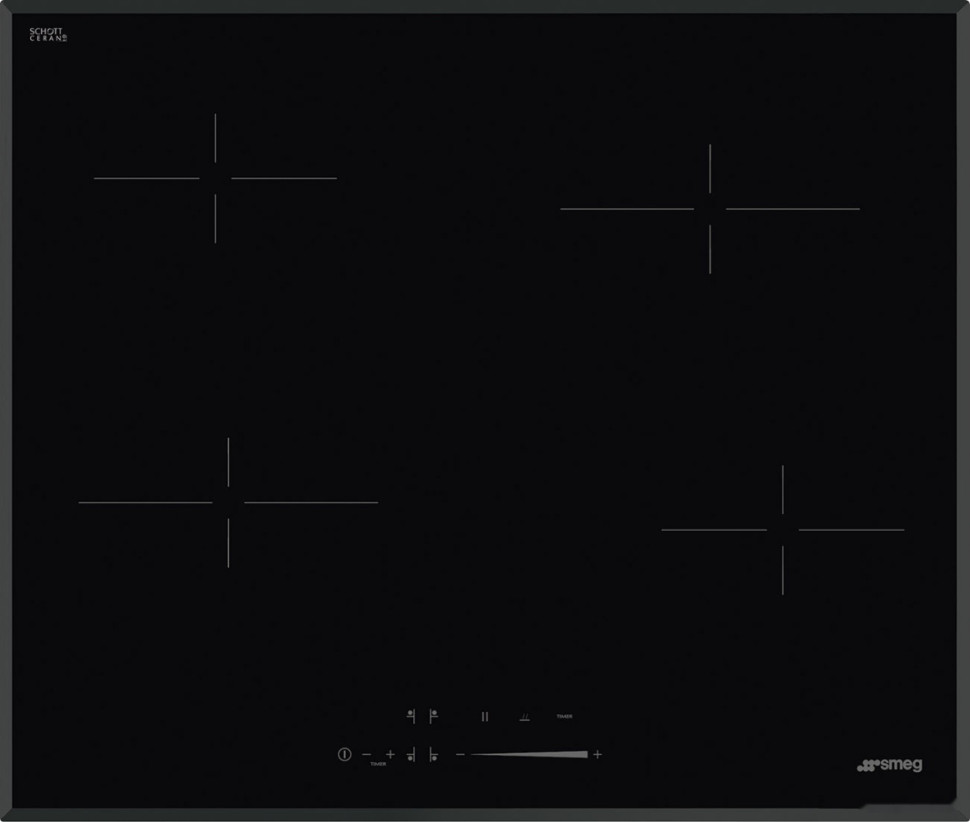 Варочная панель Smeg SE464TB