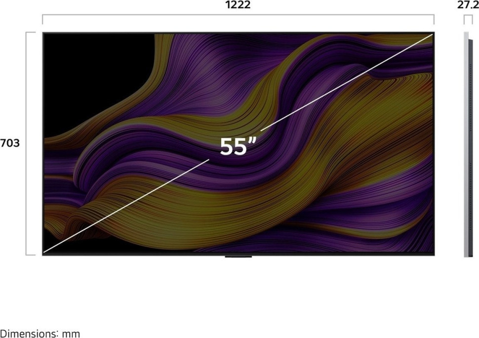 Телевизор LG OLED evo AI G5 OLED55G5RLA Телевизор LG OLED evo AI G5 OLED55G5RLA