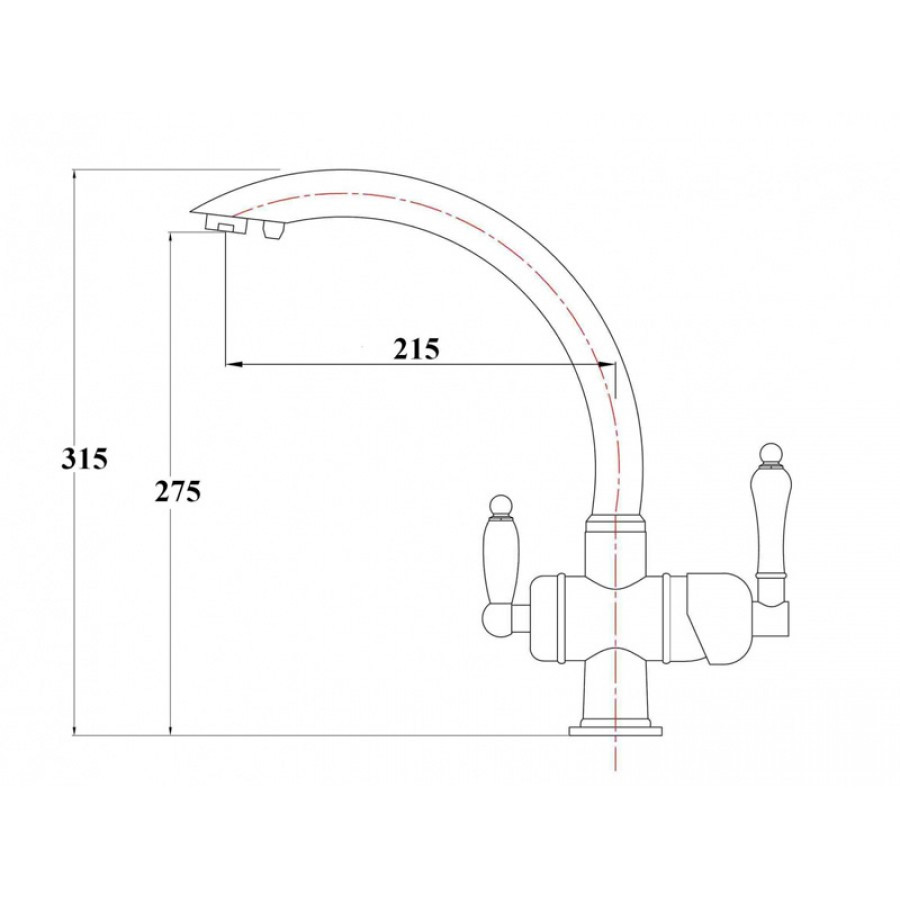 Смеситель Zorg ZR 327 YF