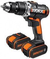 Дрель-шуруповерт Worx WX371.1 (с 2-мя АКБ, кейс)