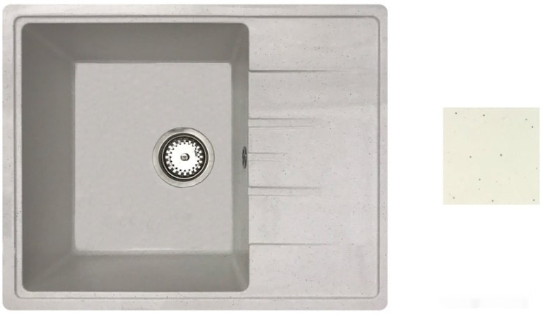 Кухонная мойка БелЭворс Mila (белый)