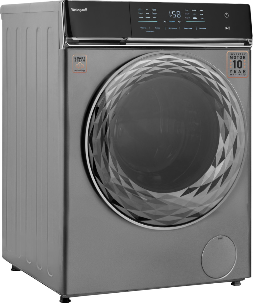 Стиральная машина Weissgauff WM 879 Diamond Inverter Steam Стиральная машина Weissgauff WM 879 Diamond Inverter Steam