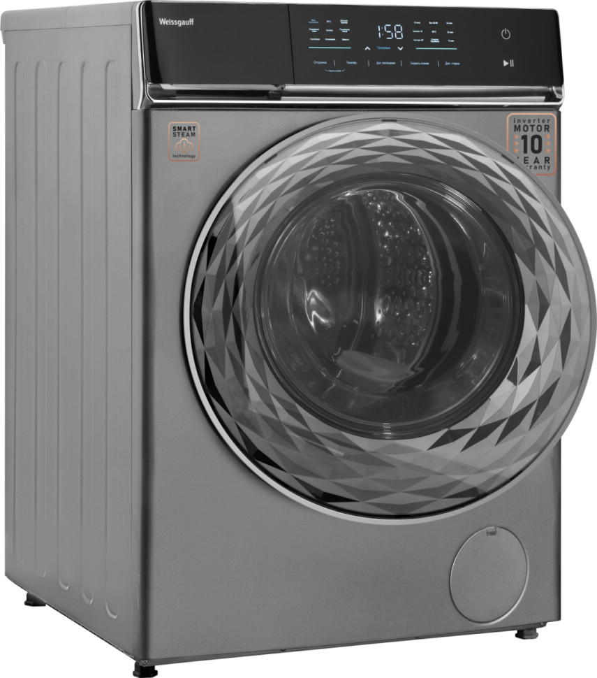 Стиральная машина Weissgauff WM 879 Diamond Inverter Steam Стиральная машина Weissgauff WM 879 Diamond Inverter Steam