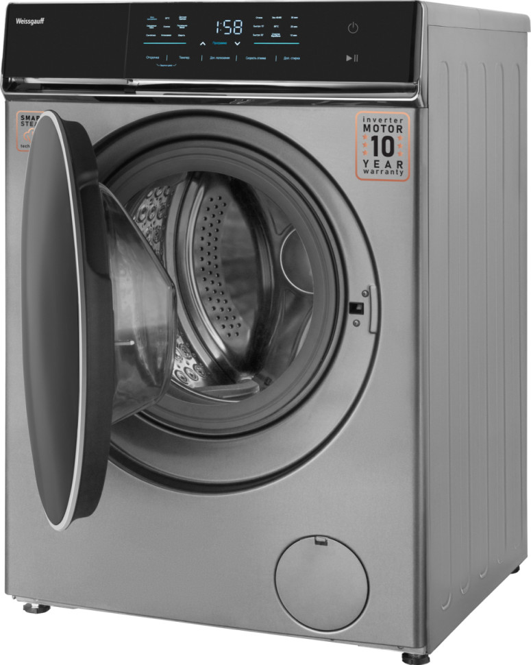 Стиральная машина Weissgauff WM 879 Diamond Inverter Steam Стиральная машина Weissgauff WM 879 Diamond Inverter Steam