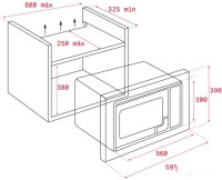 Микроволновая печь Teka ML 8200 BIS NIGHT RIVER BL