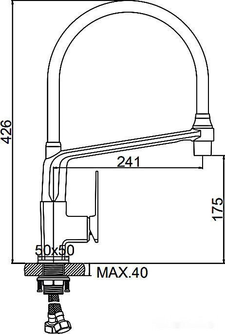 Смеситель Ledeme L4078U-12 Смеситель Ledeme L4078U-12
