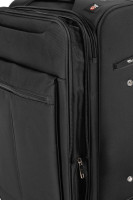 Чемодан Monza 8038# (M, черный)