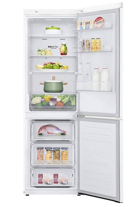 Холодильник с нижней морозильной камерой LG GA-B459MQSL