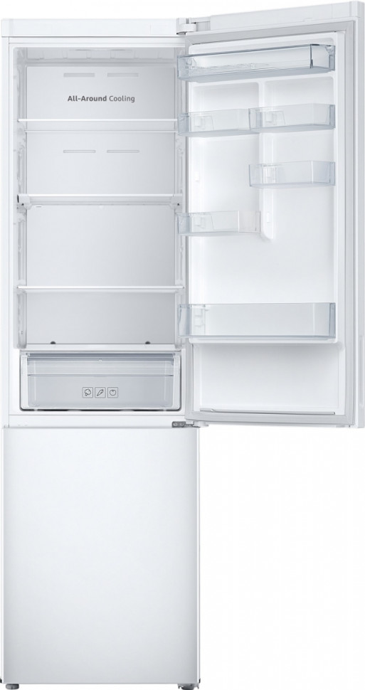 Холодильник с нижней морозильной камерой Samsung RB37A52N0WW/WT
