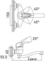 Смеситель Gross Aqua Optima 4548511-20S