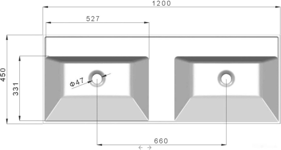 Умывальник Madera Classica 120 Умывальник Madera Classica 120