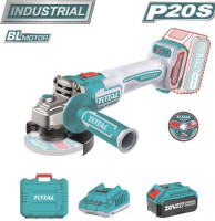 Угловая шлифмашина Total TAGLI211541 (с 1-им АКБ, кейс)