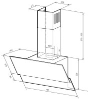 Вытяжка LEX Mera 500 (белый)