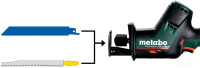 Сабельная пила Metabo Powermax SSE 12 BL (с 2-мя АКБ 2Ah)