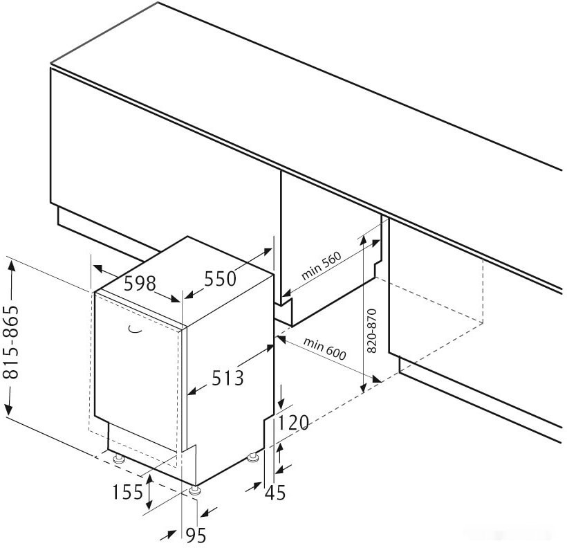 Посудомоечная машина Krona Brenta 60 BI Посудомоечная машина Krona Brenta 60 BI