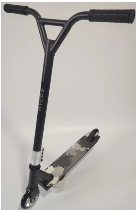 Самокат Ricos Flash JL-300A-4 (черный/серый)