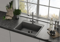 Кухонная мойка Ulgran QUARTZ Forte 580-08 (космос)
