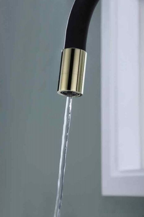 Смеситель Paulmark Salix Sa213419-G (черный/золото) Смеситель Paulmark Salix Sa213419-G (черный/золото)