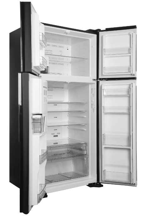 Четырёхдверный холодильник Hitachi R-W660PUC7XGBK Четырёхдверный холодильник Hitachi R-W660PUC7XGBK