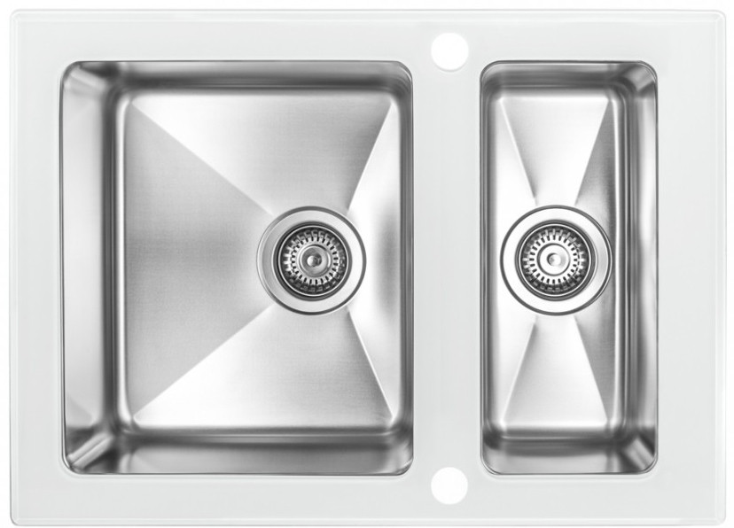 Кухонная мойка Zorg GS 6750-2 (белый)