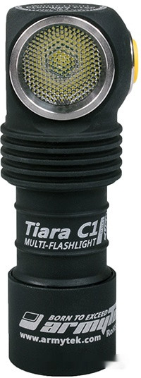 Фонарь Armytek Tiara C1 Pro XP-L Magnet USB (белый свет) + 18350 Li-Ion