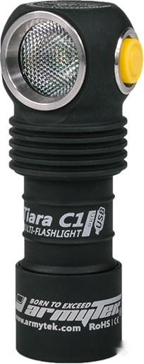 Фонарь Armytek Tiara C1 Pro XP-L Magnet USB (белый свет) + 18350 Li-Ion