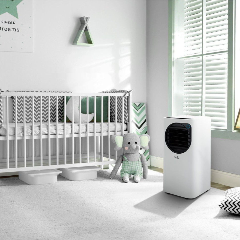 Мобильный кондиционер Ballu Eclipse BPAC-10 EPW/N6 white Мобильный кондиционер Ballu Eclipse BPAC-10 EPW/N6 white