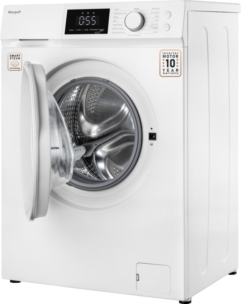 Стиральная машина Weissgauff WM 45127 Inverter Steam Touch Стиральная машина Weissgauff WM 45127 Inverter Steam Touch