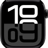 Умные часы Apple Watch Series 10 42 мм (алюминиевый корпус, черный/черный, спортивный силиконовый ремешок M/L) Умные часы Apple Watch Series 10 42 мм (алюминиевый корпус, черный/черный, спортивный силиконовый ремешок M/L)