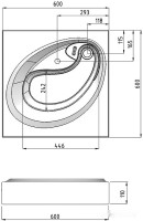 Умывальник Grossman Alvaro 60