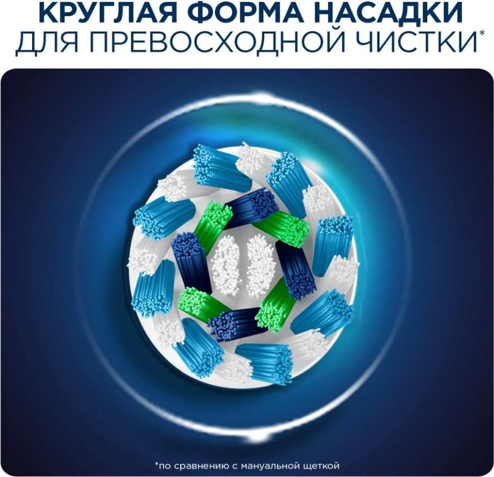 Электрическая зубная щетка Oral-B Aquacare 4 MDH20.016.2 + Vitality Pro Cross Action D100.413.1 Электрическая зубная щетка Oral-B Aquacare 4 MDH20.016.2 + Vitality Pro Cross Action D100.413.1