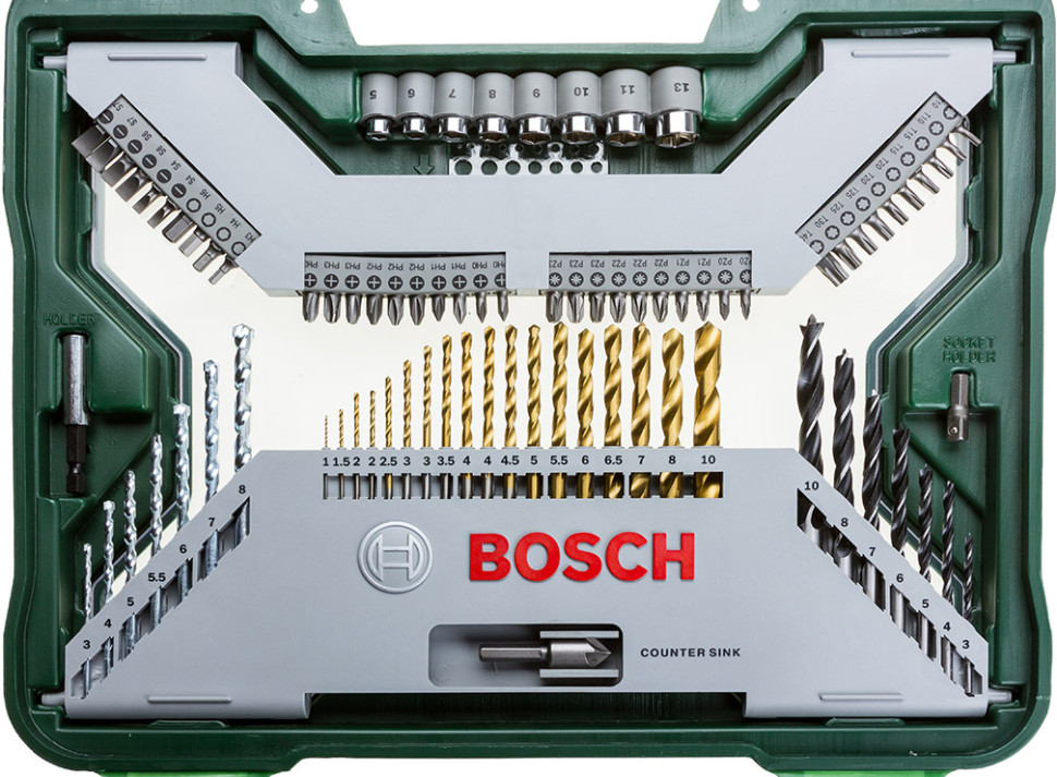 Универсальный набор Bosch Titanium X-Line 2607019330 100 предметов