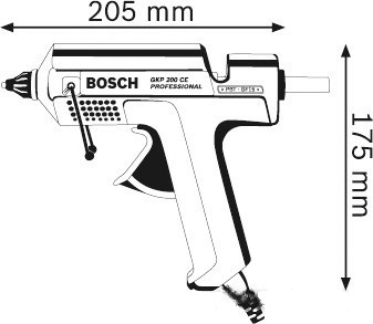 Клеевой пистолет Bosch GKP 200 CE (0.601.950.703)