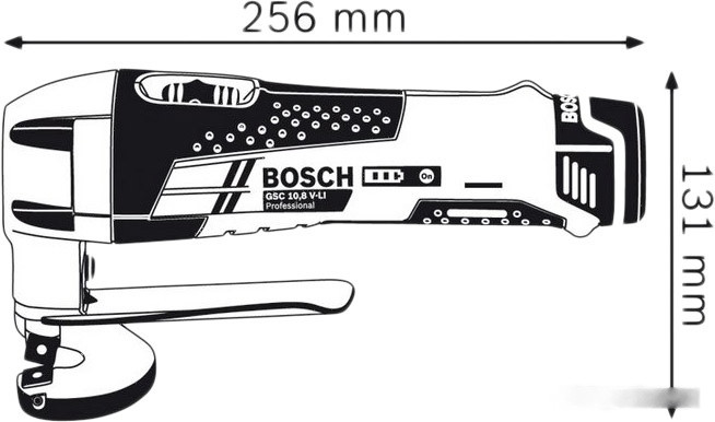 Листовые электрические ножницы Bosch GSC 12V-13 Professional (без аккумулятора и з/у)