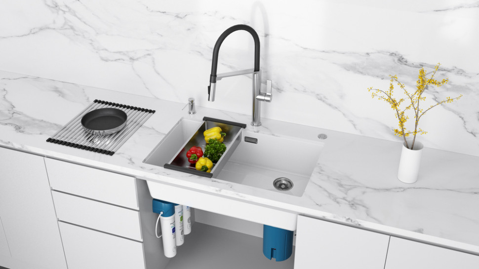 Кухонная мойка Paulmark Lumi LU74SK-WH