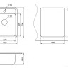 Кухонная мойка Granula 4202 (черный) Кухонная мойка Granula 4202 (черный)