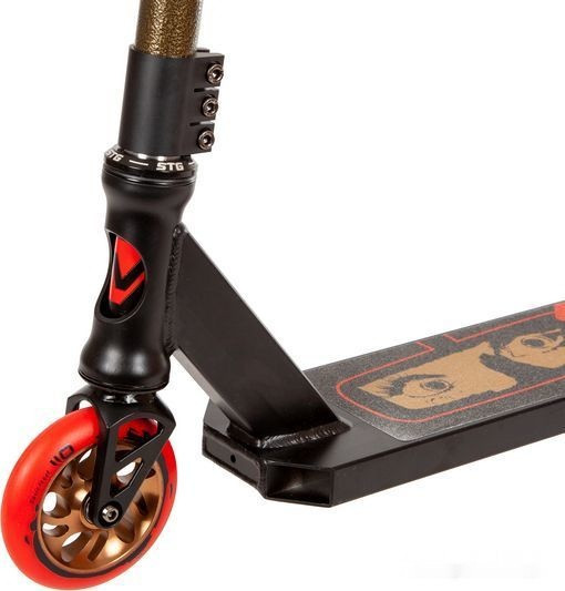 Самокат Novatrack Psycho 50/100 100A.PSYCHOP2.BZ22 (черный/бронзовый)