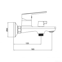 Смеситель Gross Aqua Dyno 2105285MW