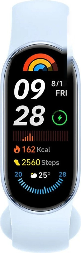 Фитнес-браслет Xiaomi Smart Band 9 (голубой, с голубым силиконовым ремешком, международная версия) Фитнес-браслет Xiaomi Smart Band 9 (голубой, с голубым силиконовым ремешком, международная версия)
