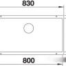 Кухонная мойка Blanco Subline 800-U (антрацит)