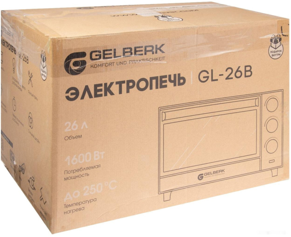 Мини-печь Gelberk GL-26B