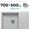 Кухонная мойка Polygran Deka 700 (светло-серый) Кухонная мойка Polygran Deka 700 (светло-серый)