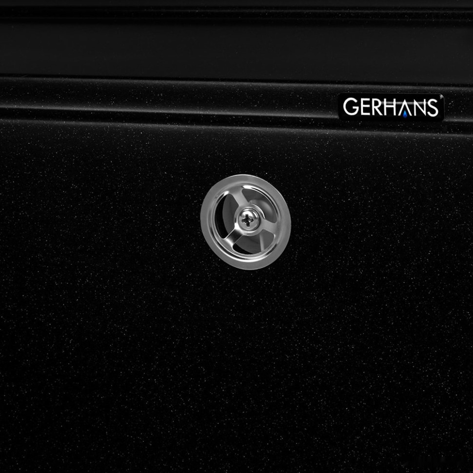 Кухонная мойка Gerhans A12 (оникс) Кухонная мойка Gerhans A12 (оникс)
