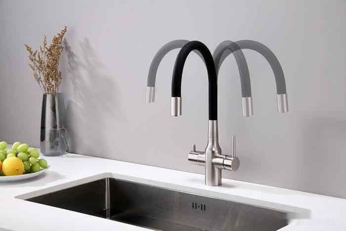 Смеситель Paulmark Salix Sa213419-NI (черный/никель) Смеситель Paulmark Salix Sa213419-NI (черный/никель)