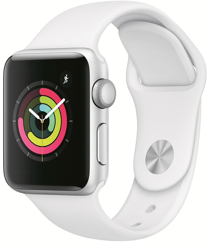 Умные часы Apple Watch Series 3 38mm (Silver Aluminum/White)