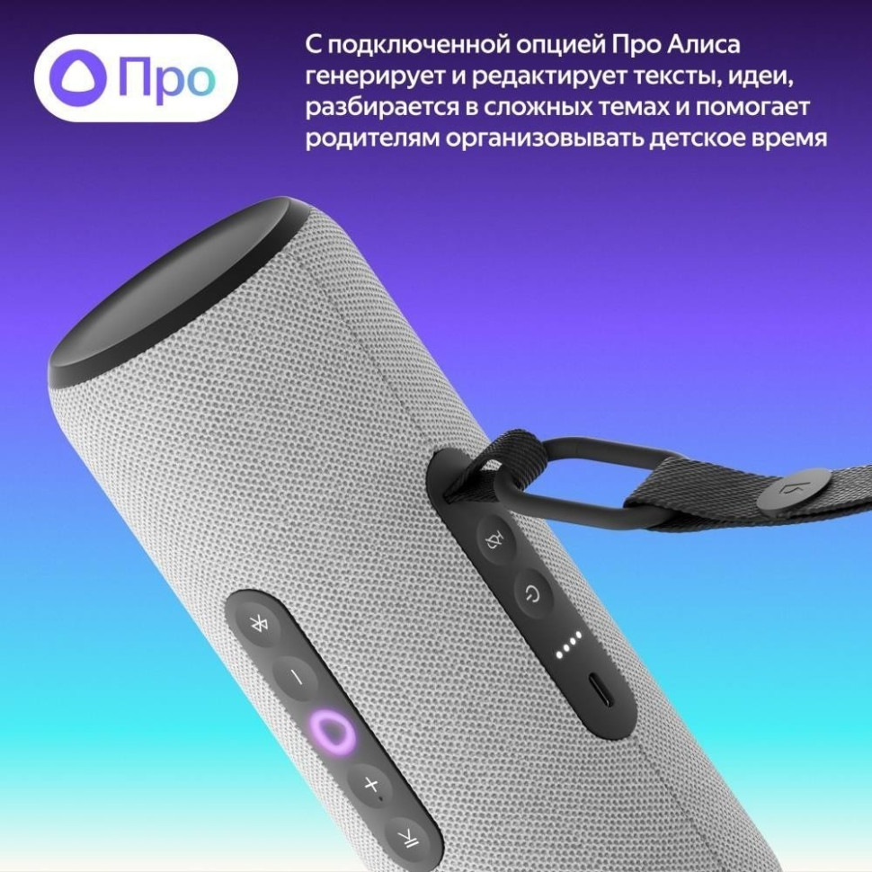 Умная колонка Яндекс Станция Стрит (серый)