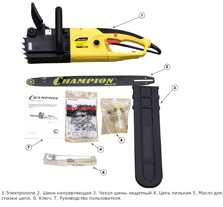 Электрическая пила Champion 422-18 Электрическая пила Champion 422-18