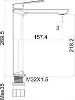 Смеситель Maxonor Pure Life PL1190